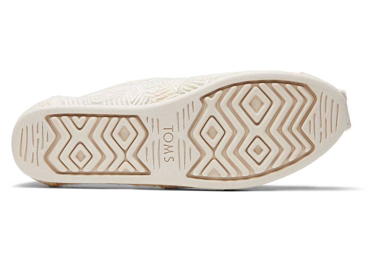 Toms Alpargata Geo Lace Espadrille Beige - Womens - 34289-KOPW